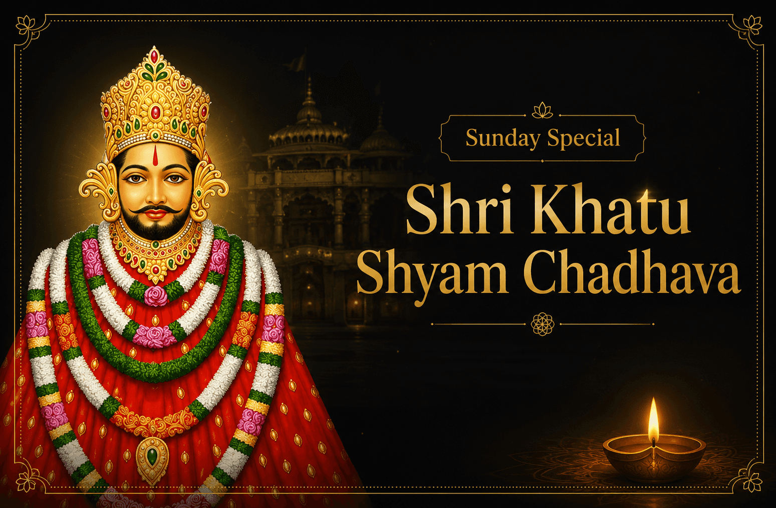 Sunday — Shri Khatu Shyam Chadhava